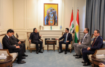 On January 28, Ambassador Soumen Bagchi called on H.E. Qubad Talabani, Deputy Prime Minister of Kurdistan.